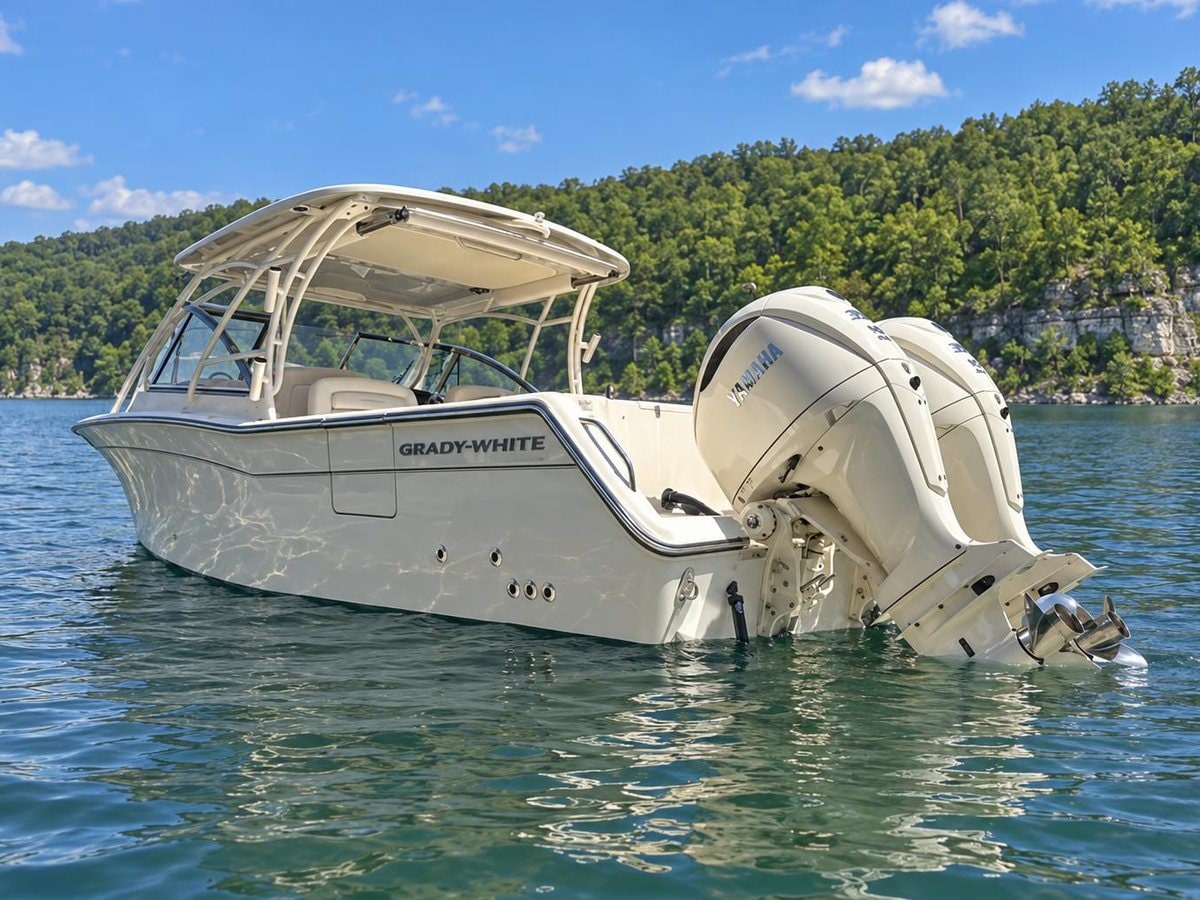 After: a Grady-White Freedom 307